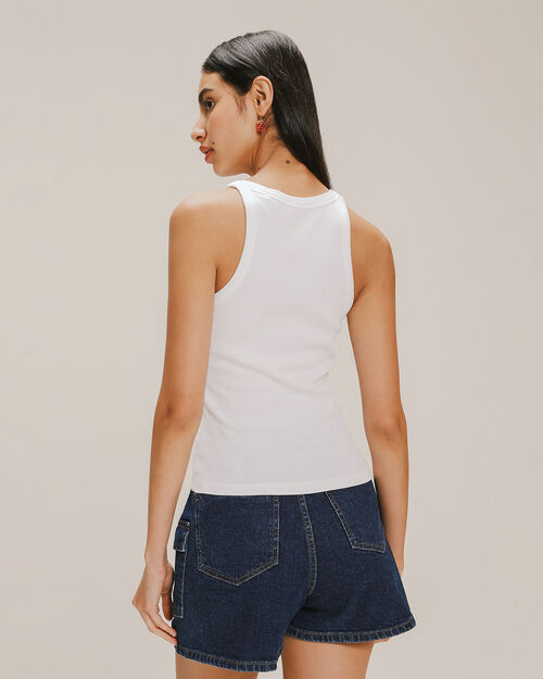 Tank Top Blanca Rib